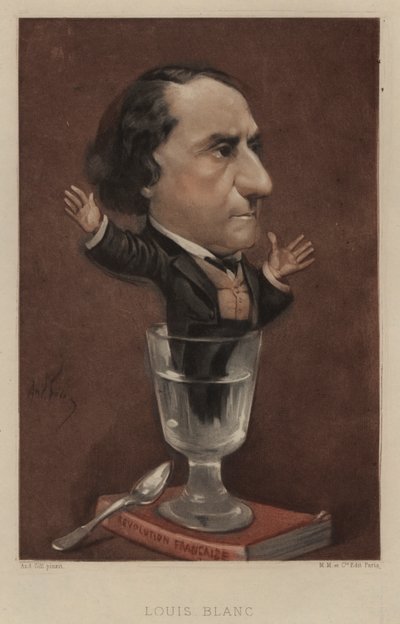 Louis Blanc, homme politique et historien français - Andre Gill
